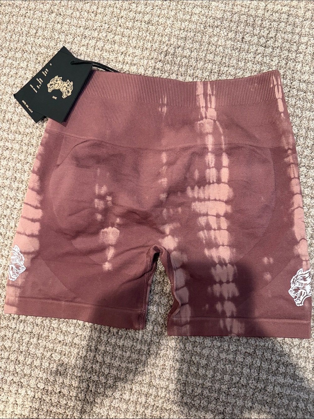 Darc Sport Mauve Tie-Dye Women’s Bike Shorts